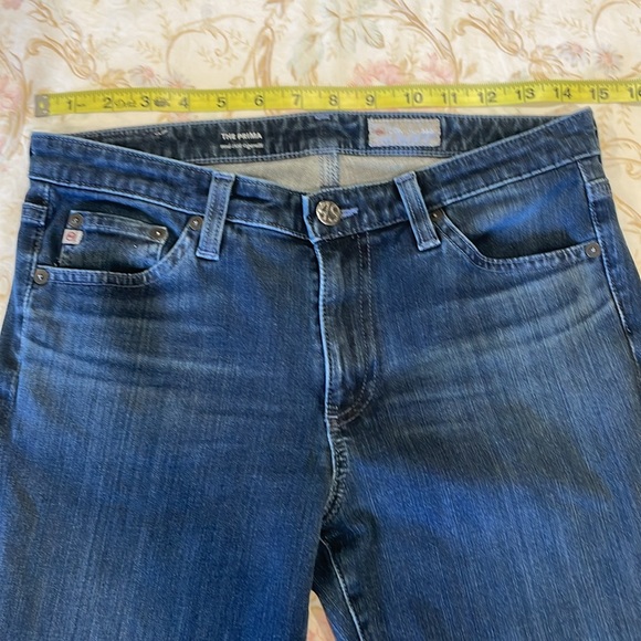 Ag Jeans Contour 360 The Prima Mid Rise Cigarette Leg Skinny Jeans Sz. 28R - Picture 5 of 15